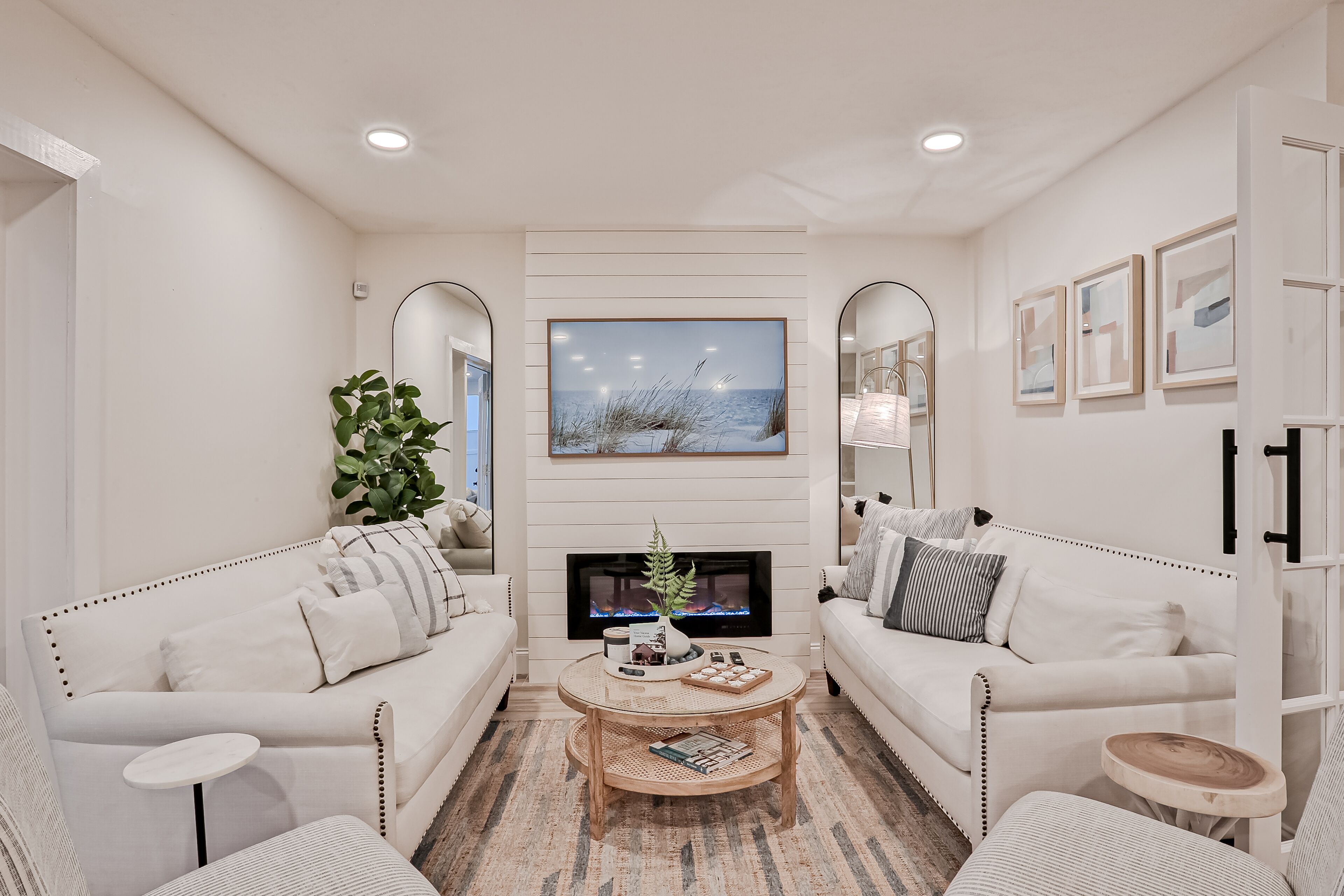 Cottage, Multiple Beds, Patio, Beach View (Seaside Hideaway) | Living area
