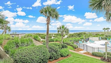 Condo, Multiple Beds, Patio, Beach View (B175 Amelia Surf and Racquet) | Lake view