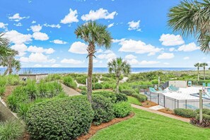 Condo, Multiple Beds, Patio, Beach View (B175 Amelia Surf and Racquet) | Lake view - Condo With Shared Pool, Beach Access and Spectacular Atlantic Ocean Views (Fernandina Beach)