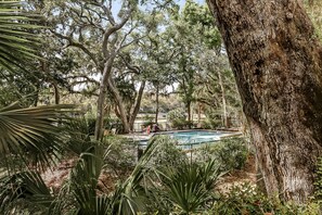 Pool - Dog-friendly Beachwood Home in Omni Plantation With Pool & Beach Access (Fernandina Beach)