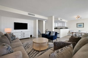 Condo, Multiple Beds, Patio, Beach View (1179 Beach Walker) | Living area - 1179 Beach Walker (Fernandina Beach)