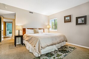 Condo, Multiple Beds, Patio, Pool View (2071 Beach Wood) | 2 bedrooms, individually decorated, individually furnished, bed sheets - Charming Villa Just Steps to Beach & Shared Pool W/central AC, Private WD, Wifi (Fernandina Beach)