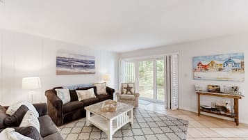 Condo, Multiple Beds, Patio, Pool View (2047 Beachwood) | Living area