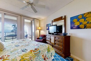 Condo, Multiple Beds, Patio, Beach View (1621-22 Sea Dunes) | 2 bedrooms, individually decorated, individually furnished, bed sheets - Beachfront Condo With Beach Access, Balcony, AC, Pool & Tennis (Fernandina Beach)