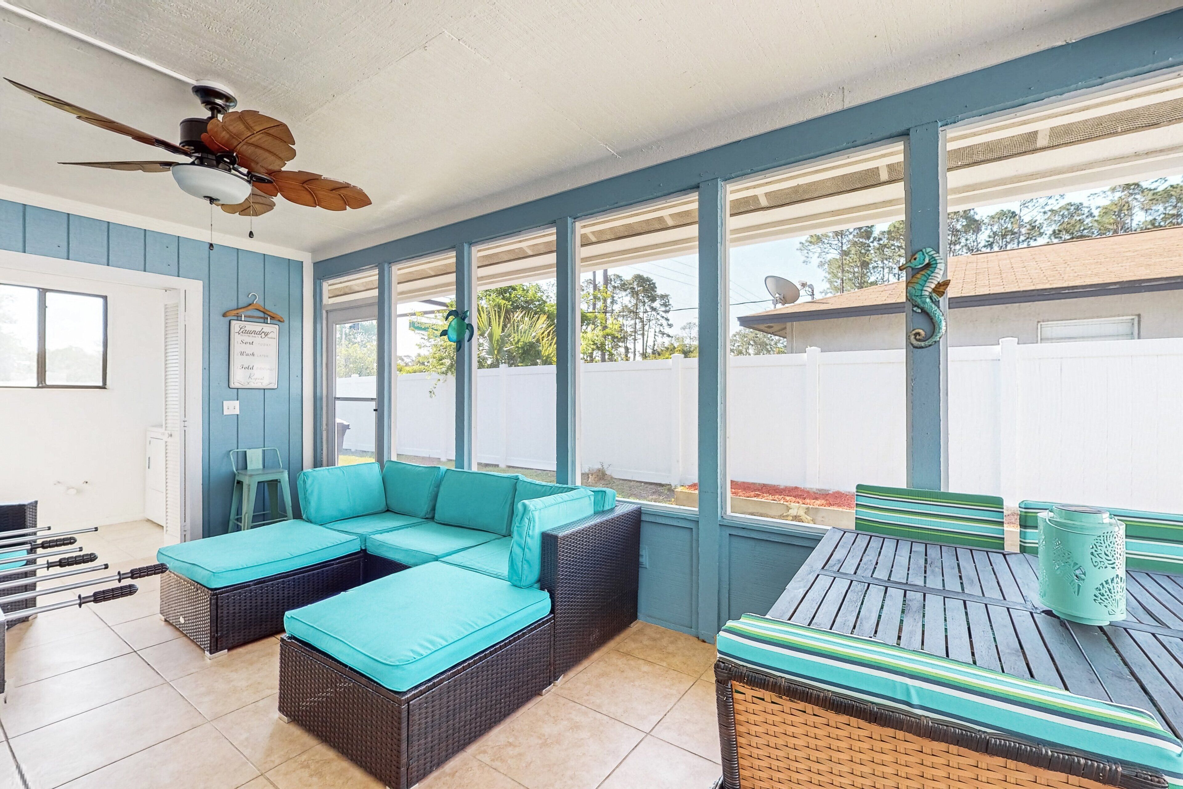 Hus, flere senger, terrasse, hageutsikt (Bradmore Casita B) | Utsikt fra rommet