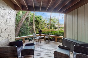 Terrace/patio - Ameila Island Plantation Condo With Private Patio, Resort Amenities and Pool (Fernandina Beach)