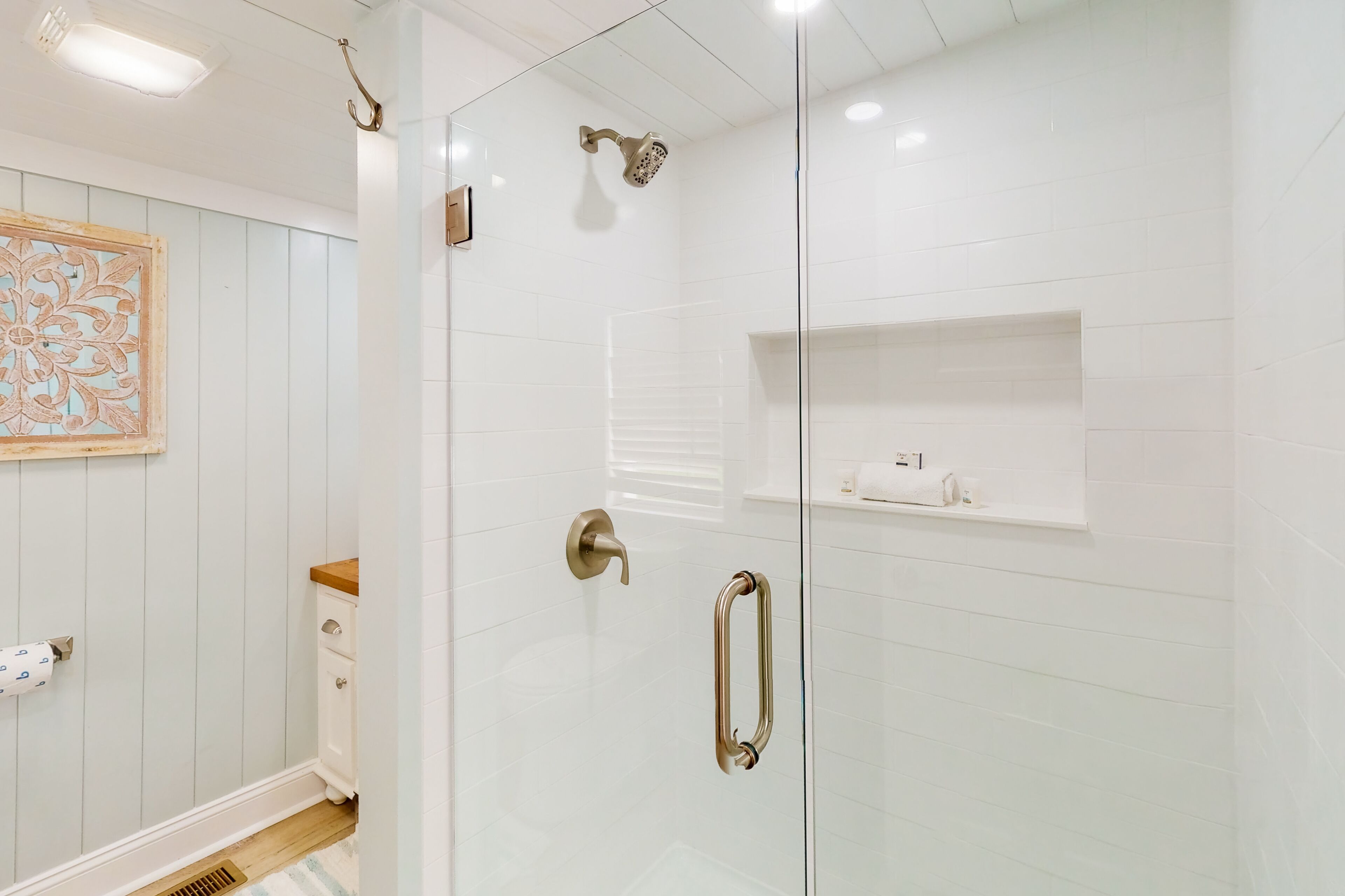 Maison, 1 grand lit, cuisine, vue jardin (Jewel's Cottage) | Salle de bain