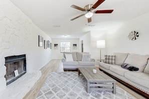 Ferienhaus, Mehrere Betten, Küche, Gartenblick (Piece of Paradise) | Wohnbereich