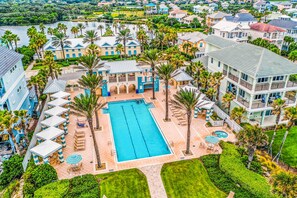 Aerial view - Coastal Gem on the Golf Course w/ Shared Pool, & Beach Access - Dog-friendly (Palm Coast)