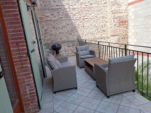 Terrace/patio - Village house with air conditioning, terrace, 6-8 pers, Canet-en-Roussillon (Canet-en-Roussillon)