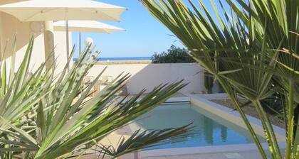 Villa de luxe avec piscine chauffée privée, face mer, pour 8 pers. à Le Barcares
