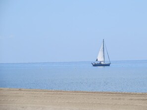 Aan het strand