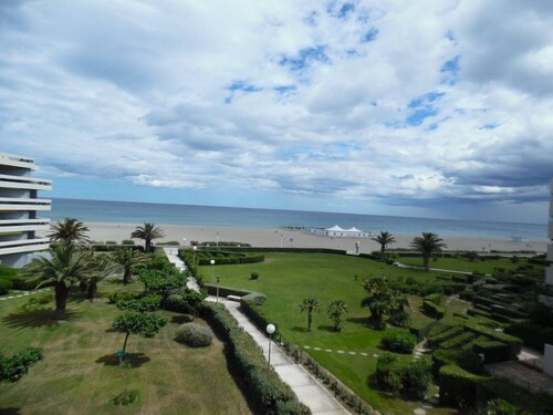 Canet Beach Studio Cabin with Parking - 4 Pers.
