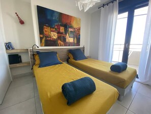2 bedrooms, free WiFi, wheelchair access - 4-star apartment with wifi and parking, steps from the beach (Canet-Plage)