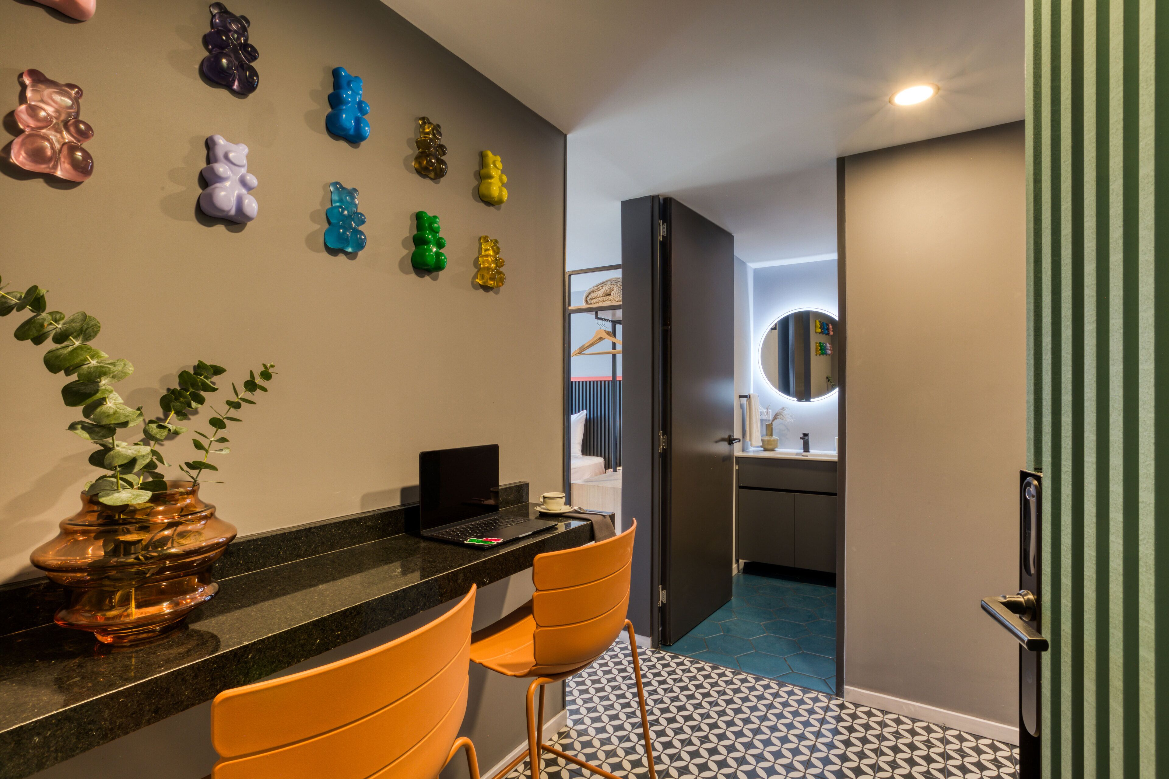 Superior Studio | Private kitchen | Full-size fridge, microwave, stovetop, coffee/tea maker