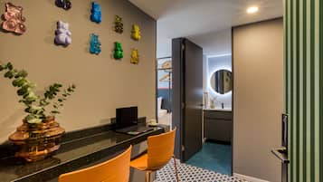 Superior Studio | Private kitchen | Full-size fridge, microwave, stovetop, coffee/tea maker