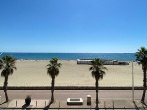 En la playa 