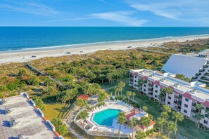 Aerial view - Freedom By The Sea II With Ocean Views, 2 Pools, Tennis & gym - Steps to Beach (St. Augustine)