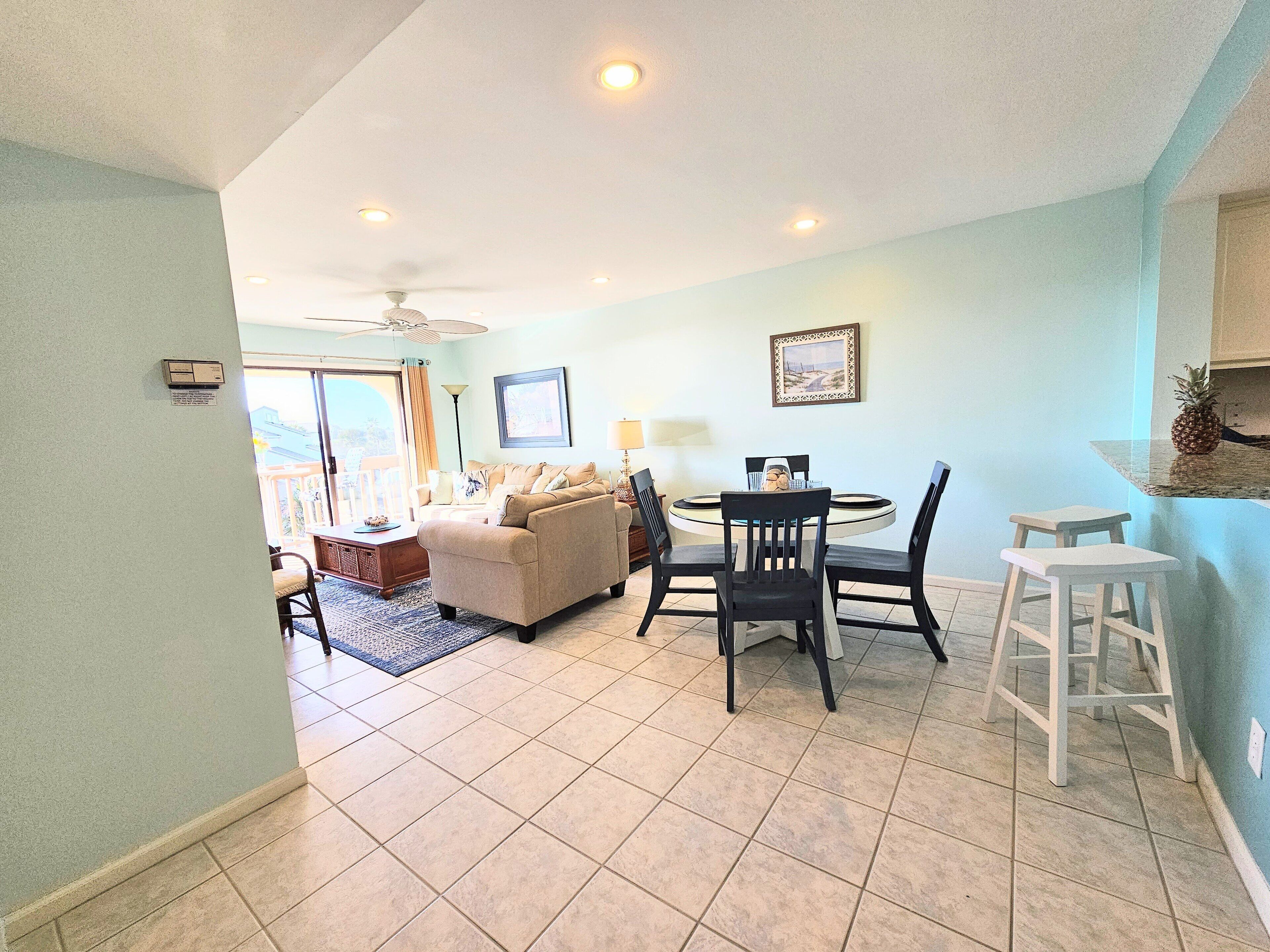 Condo, Multiple Beds, Pool Access, Beach View (Glowing Sands Oceanfront Escape) | Living area