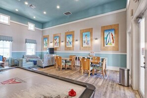 Condo, Multiple Beds, Pool Access, Ocean View (Sunsets & Sandcastles) | Games room - Luxurious Beach Villa Steps to Cinnamon Beach! Ocean and Lake Views (Palm Coast)