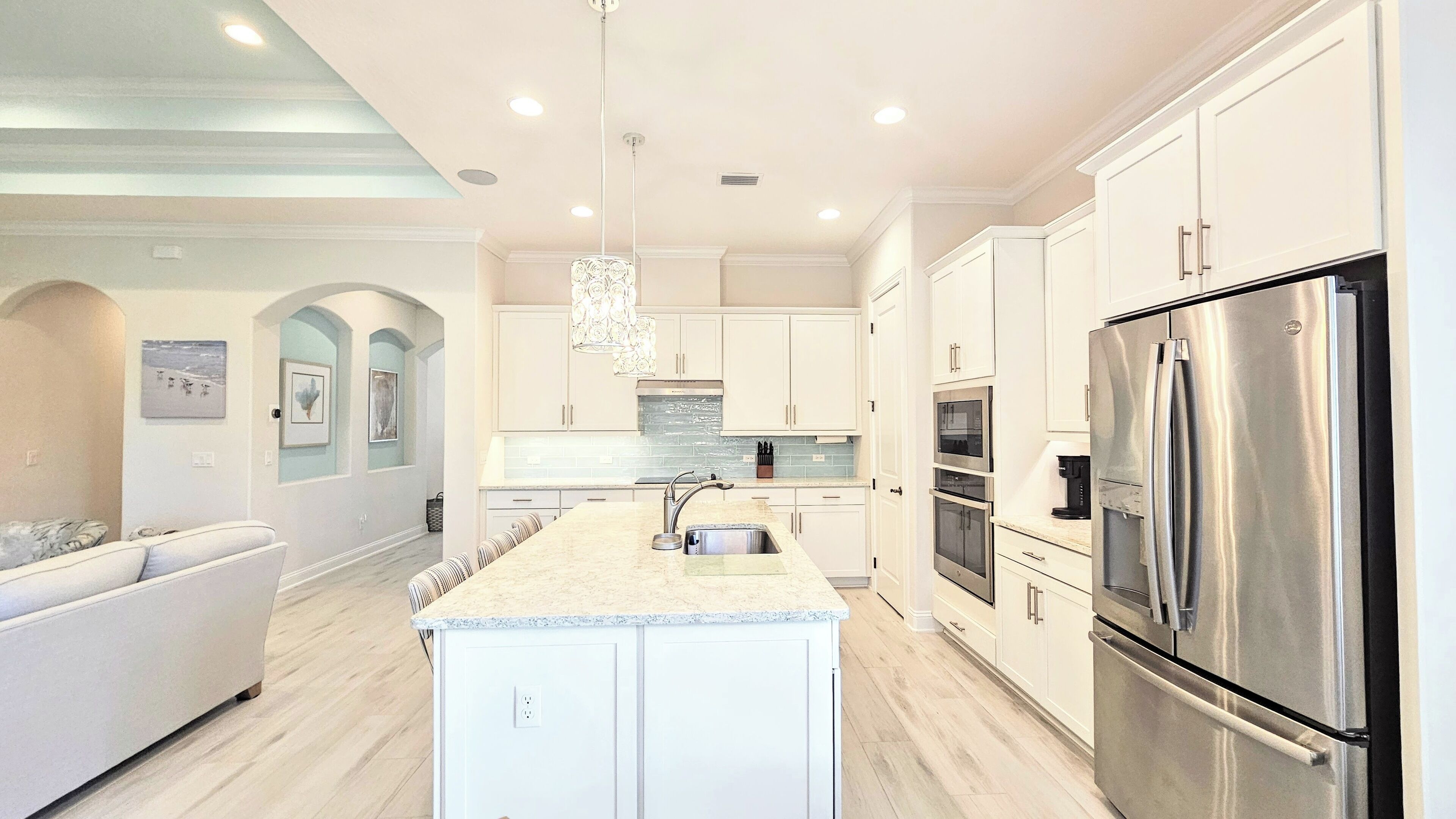 House, Multiple Beds, Patio, Garden View (Beach Glass) | Private kitchen