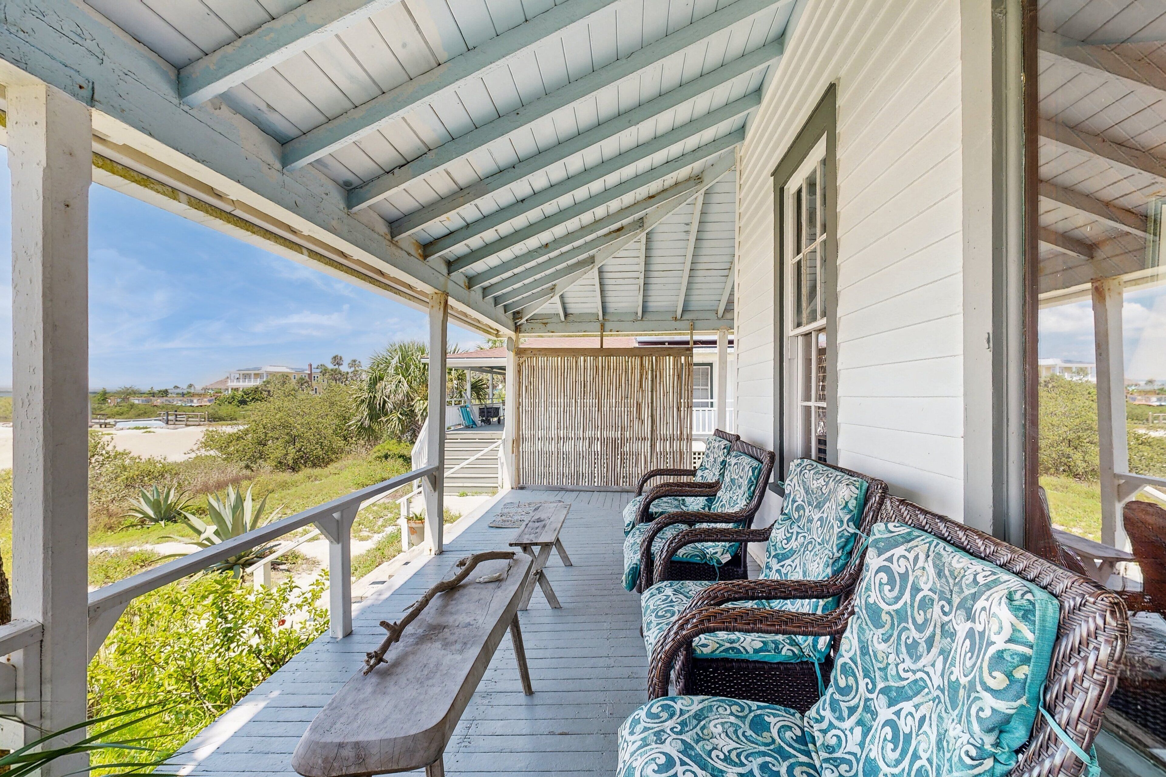 Ferienhaus, Mehrere Betten, Küche, Meerblick (Historic Lodge at Summerhaven) | Ausblick vom Zimmer