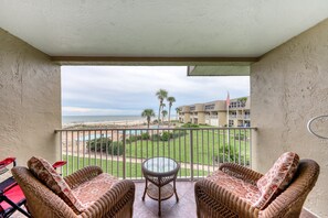 View from room - Ocean View Condo w/ Direct Beach Access & Shared Swimming Pool/tennis (St. Augustine)