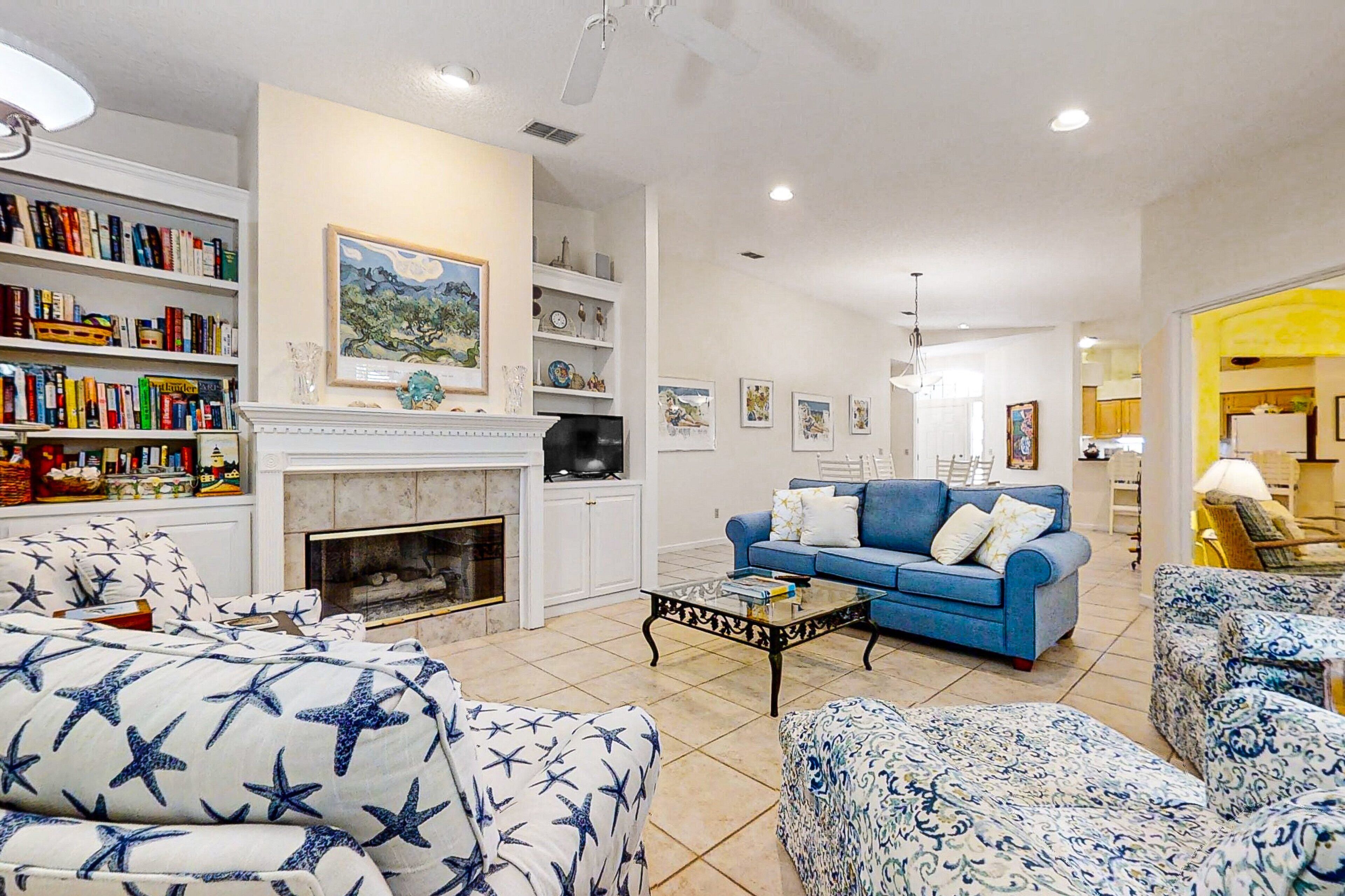 Condo, Multiple Beds, Pool Access, Garden View (4954 Summer Beach Blvd) | Living area