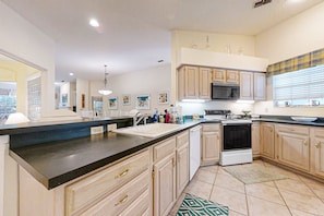 Condo, Multiple Beds, Pool Access, Garden View (4954 Summer Beach Blvd) | Private kitchen - Lovely Home in Summer Beach Village - Steps to Beach & Community Pool (Fernandina Beach)