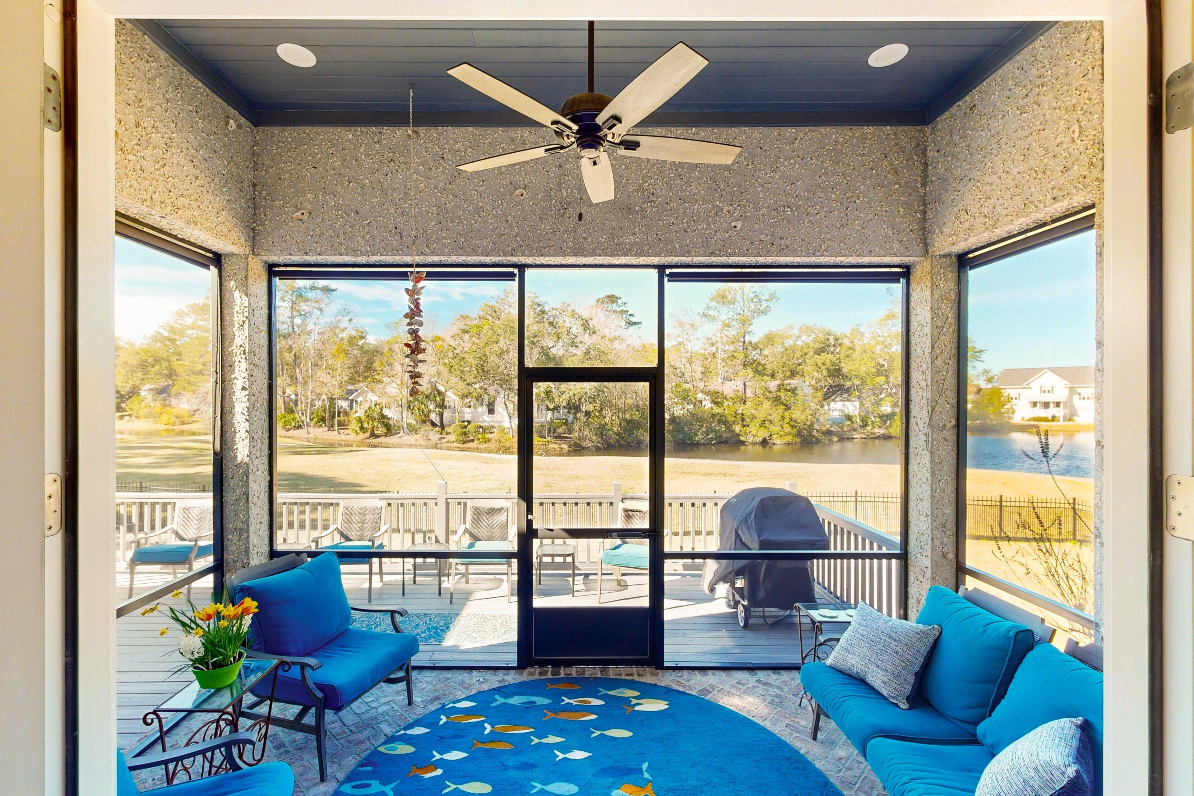 House, Multiple Beds, Patio, Golf View (Waving Sea Palms) | View from room