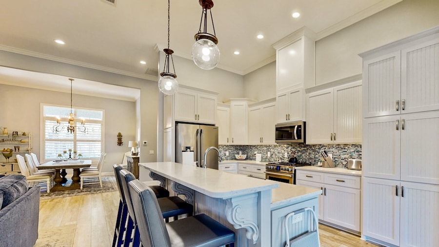 Golf Course-view Home Near Beaches With Deck, Porch, Grill, Streaming, W/d, & AC