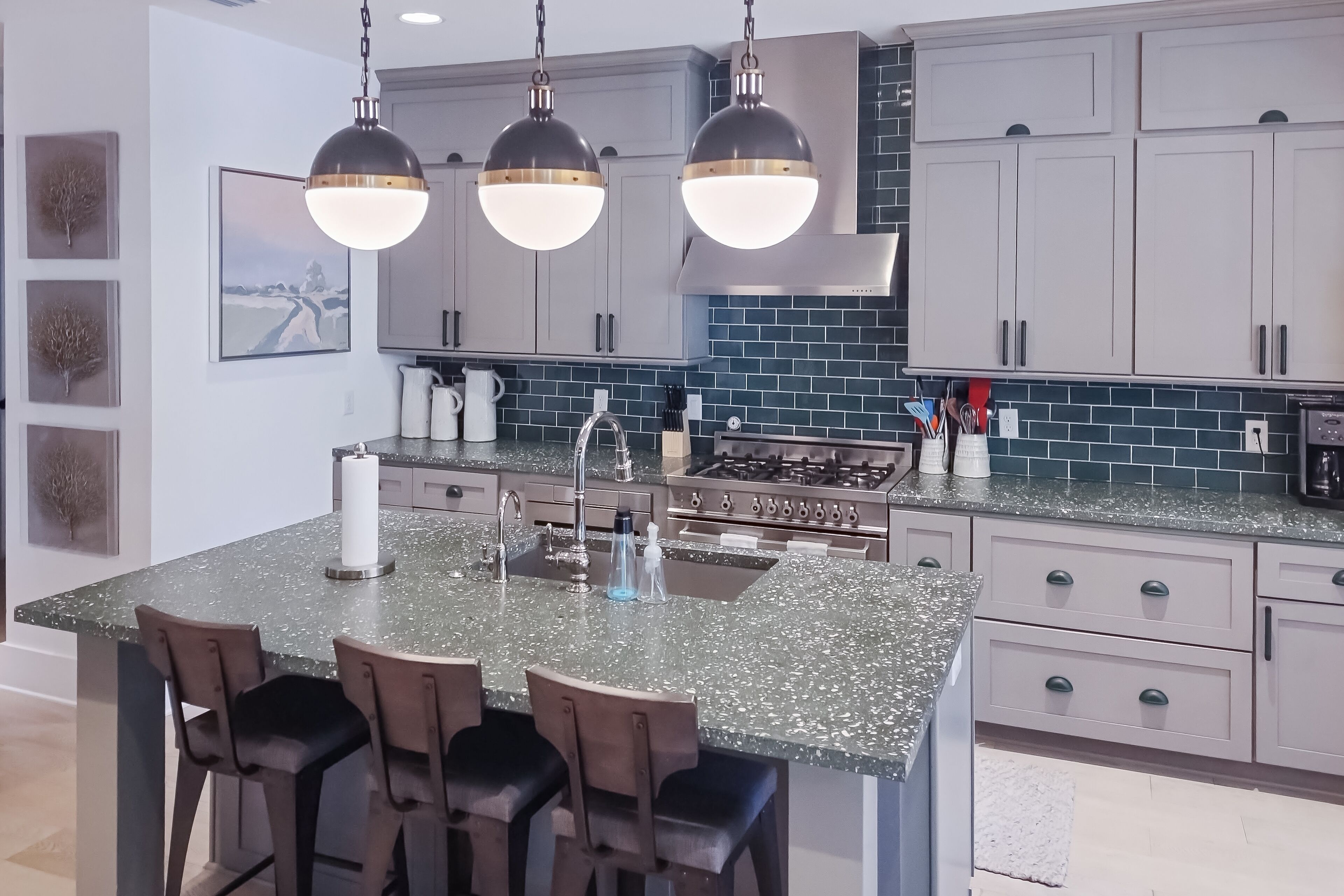 House, Multiple Beds, Pool Access, Pool View (The Rookery) | Private kitchen