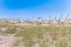 Exterior - Newly Decorated, Oceanfront Townhouse With Patio, Wifi, W/D & Shared Pool (Fernandina Beach)
