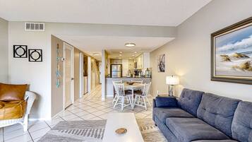 Condo, Multiple Beds, Pool Access, Garden View (Beachside Bliss) | Living area