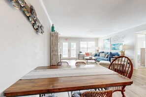 House, Multiple Beds, Balcony, Partial Ocean View (Whale Tale - A) | Interior - Island Escape With Ocean-view Deck & Steps to Beach - Snowbirds Welcome (Fernandina Beach)