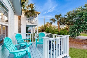 House, Multiple Beds, Patio, Garden View (212 Beach Getaway) | View from room - Inviting Beach House - Walk to Beach, Shopping & Dining (St. Augustine)