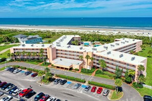 Aerial view - Ocean View Condo in Beachfront Resort With Wifi, Central AC, 2 Pools, & Tennis (St. Augustine)