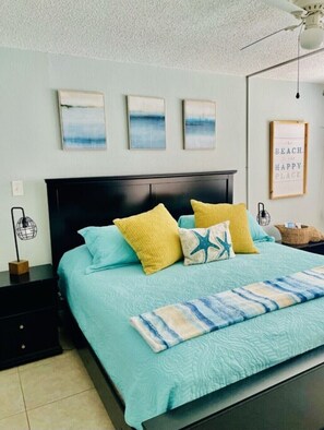 2 bedrooms, iron/ironing board, WiFi, bed sheets - Family-friendly 2-bedroom beach-front condo! (New Smyrna Beach)