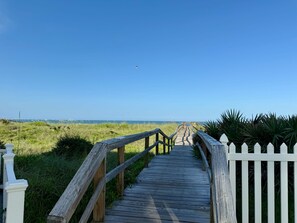 Exterior detail - Spacious Seaside Cottage w/ Sunroom 1-minute Walk to Vilano Beach (St. Augustine)