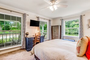 House, Multiple Beds, Patio, Garden View (My Best Friend's House) | 4 bedrooms, individually decorated, individually furnished, bed sheets - Relaxing, Dog-friendly Home With Furnished Patio, Washer/dryer, Wifi, & AC (St. Simons Island)