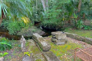Exterior detail - Serene Home With Enclosed Yard, Grill, Games, & Central AC - Dog-friendly (St. Augustine)