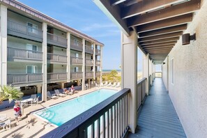Condo, Multiple Beds, Patio, Ocean View (109 Sand Dollar Villas) | Pool - Ocean-view Condo With Pool, Balcony, AC & W/D - Walk to Beach & Near Downtown (Fernandina Beach)