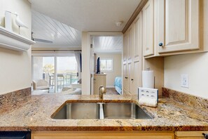 Interior - Ocean-view Condo With Pool, Balcony, AC & W/D - Walk to Beach & Near Downtown (Fernandina Beach)