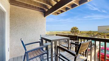 Condo, Multiple Beds, Patio, Ocean View (109 Sand Dollar Villas) | Outdoor dining