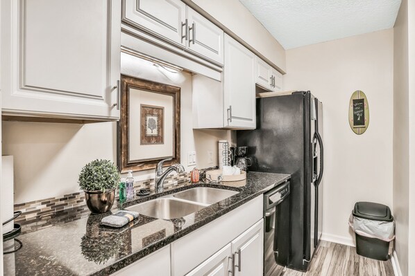 Condo, Multiple Beds, Balcony, Pool View (Forest Ridge 2725) | Private kitchen - Quiet Coastal Escape Within Walking Distance to Beach With Shared Pool (Fernandina Beach)