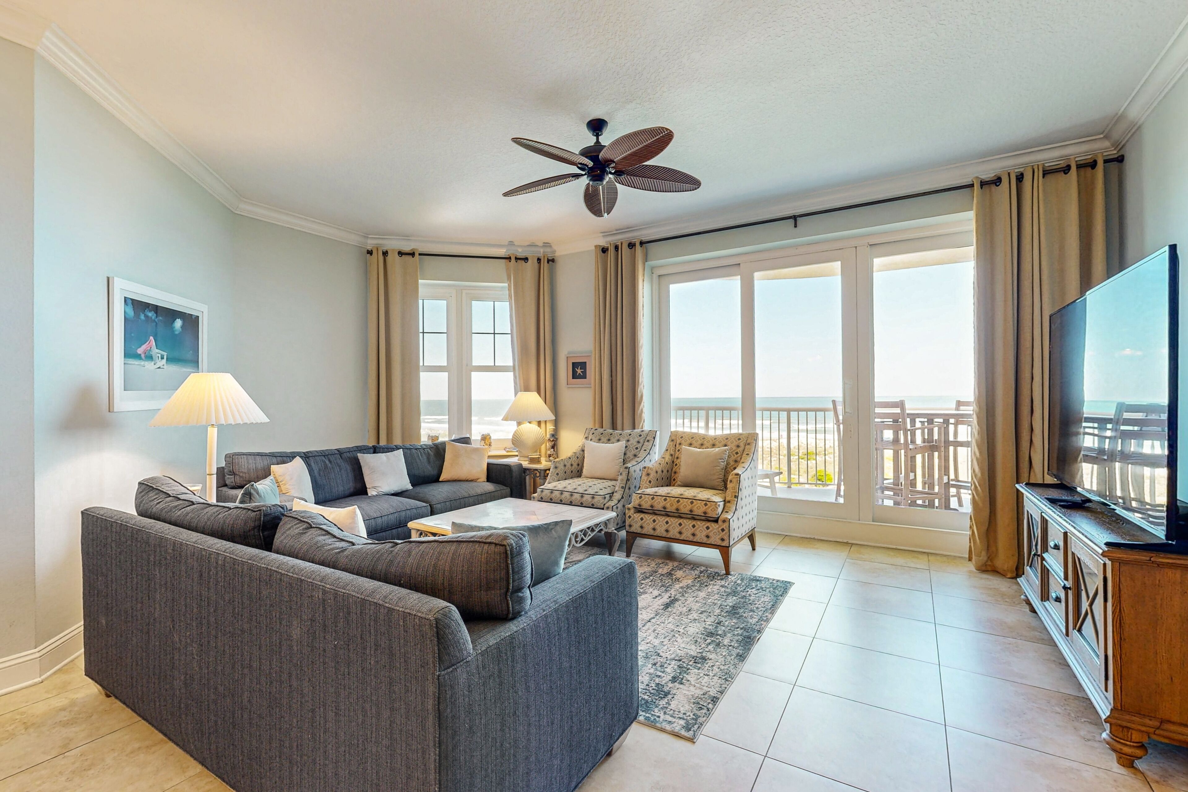 Condo, Multiple Beds, Patio, Ocean View (82 Ocean Place) | Living area