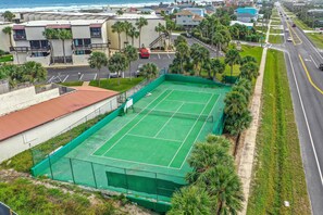 Sport court - Oceanview Condo With Beach Access, Pool, Tennis Courts and Private Patio (St. Augustine)