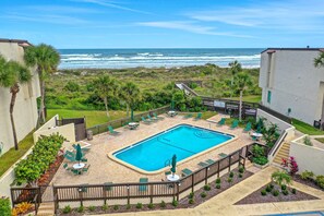 Pool - Oceanview Condo With Beach Access, Pool, Tennis Courts and Private Patio (St. Augustine)