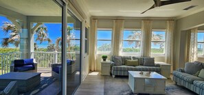 Condo, Multiple Beds, Hot Tub, Ocean View (Oceanaire at Cinnamon Beach) | Living area - Oceanaire at Cinnamon Beach Luxury Oceanfront Villa!two Resort Pools Resort Amenities! (Palm Coast)