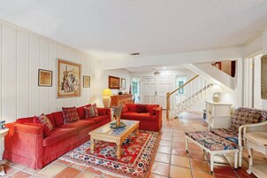 Condo, Multiple Beds, Patio, Pool View (2050 Beach Wood) | Living area